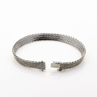 Armband aus 585 Weißgold, nachhaltiger second hand Schmuck perfekt aufgearbeitet