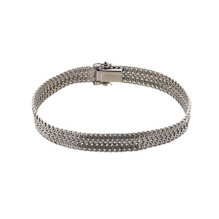 Armband aus 750 Weißgold, nachhaltiger second hand Schmuck perfekt aufgearbeitet