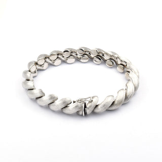 Armband aus 585 Weißgold, nachhaltiger second hand Schmuck perfekt aufgearbeitet