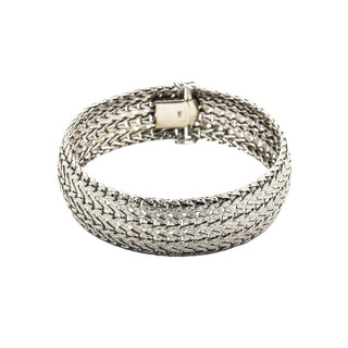 Armband aus 585 Weißgold, nachhaltiger second hand Schmuck perfekt aufgearbeitet