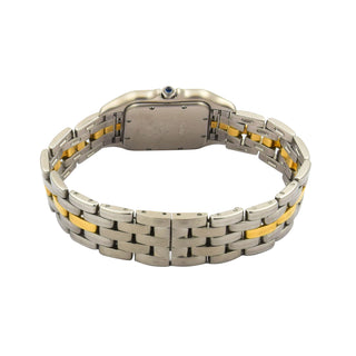 Cartier Panthere Quarzwerk mit Datumsanzeige und Zentralsekunde, gebrauchte Luxusuhr im Top-Zustand