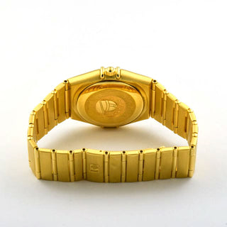 Omega Armbanduhr Constellation 95 Automatik mit Datumsanzeige und Chronometer, Leuchtindizes und Schnellschaltung, gebrauchte Luxusuhr im Top-Zustand