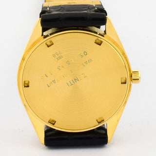 Zenith Armbanduhr Captain Quarzwerk mit Datumsanzeige und Zentralsekunde, Leuchtzeiger und Leuchtindizes, gebrauchte Luxusuhr im Top-Zustand