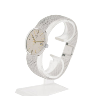 H. Moser Armbanduhr Automatik mit Datumsanzeige und Schnellschaltung, gebrauchte Luxusuhr im Top-Zustand