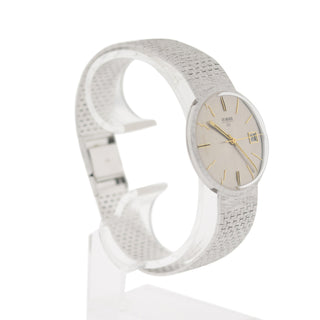 H. Moser Armbanduhr Automatik mit Datumsanzeige und Schnellschaltung, gebrauchte Luxusuhr im Top-Zustand