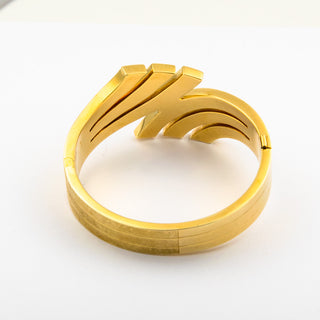 Armreif aus 585 Gelbgold, nachhaltiger second hand Schmuck perfekt aufgearbeitet