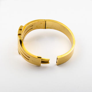 Armreif aus 585 Gelbgold, nachhaltiger second hand Schmuck perfekt aufgearbeitet