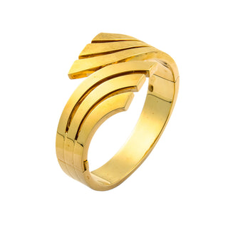 Armreif aus 585 Gelbgold, nachhaltiger second hand Schmuck perfekt aufgearbeitet