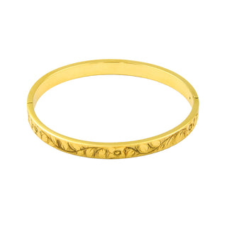 Armreif aus 585 Gelbgold, nachhaltiger second hand Schmuck perfekt aufgearbeitet