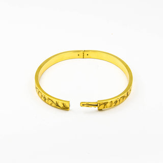 Armreif aus 585 Gelbgold, nachhaltiger second hand Schmuck perfekt aufgearbeitet