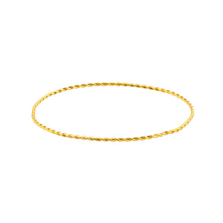 Armreif aus 585 Gelbgold, nachhaltiger second hand Schmuck perfekt aufgearbeitet