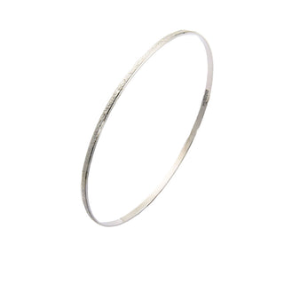 Armreif aus 750 Weißgold, nachhaltiger second hand Schmuck perfekt aufgearbeitet