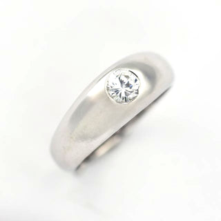 Brillantring aus 585 Weißgold, nachhaltiger second hand Schmuck perfekt aufgearbeitet