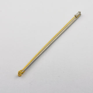 Brosche aus 950 Platin/750 Gold mit Brillant, neuwertig, nachhaltiger second hand Schmuck perfekt aufgearbeitet