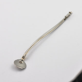 Brosche aus 950 Platin/999 Gold mit Brillant, neuwertig, nachhaltiger second hand Schmuck perfekt aufgearbeitet