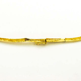 Brillantcollier aus 585 Gelb- und Weißgold, nachhaltiger second hand Schmuck perfekt aufgearbeitet