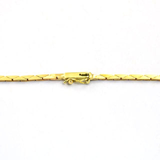 Brillantcollier aus 585 Gelb- und Weißgold, nachhaltiger second hand Schmuck perfekt aufgearbeitet