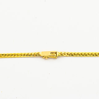 Diamantcollier aus 585 Gelb- und Weißgold, nachhaltiger second hand Schmuck perfekt aufgearbeitet