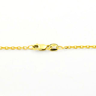 Granatcollier aus 585 Gelbgold, nachhaltiger second hand Schmuck perfekt aufgearbeitet