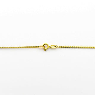 Granatcollier aus 333 Gelbgold, nachhaltiger second hand Schmuck perfekt aufgearbeitet