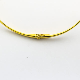 Collier aus 750 Gelbgold mit Peridot, Brillant und Perle, nachhaltiger second hand Schmuck perfekt aufgearbeitet