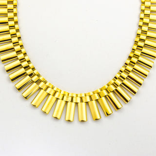 Collier aus 585 Gelbgold, nachhaltiger second hand Schmuck perfekt aufgearbeitet