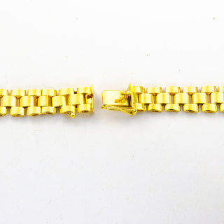 Collier aus 585 Gelbgold, nachhaltiger second hand Schmuck perfekt aufgearbeitet