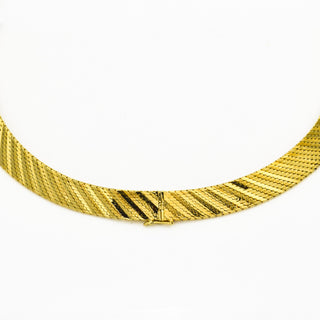 Collier aus 585 Gelbgold, 45cm, nachhaltiger second hand Schmuck perfekt aufgearbeitet