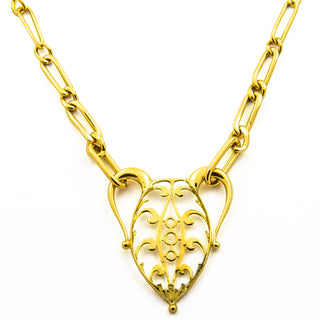 Collier aus 750 Gelbgold, 60cm, nachhaltiger second hand Schmuck perfekt aufgearbeitet