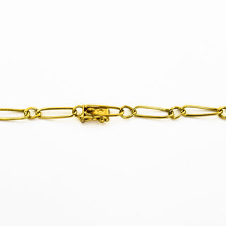 Collier aus 750 Gelbgold, 60cm, nachhaltiger second hand Schmuck perfekt aufgearbeitet