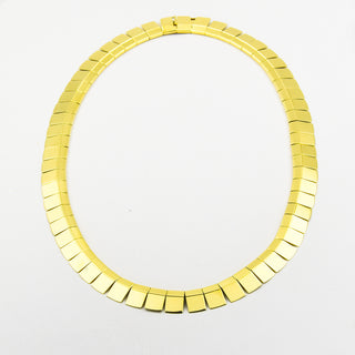 Collier aus 585 Gelbgold, nachhaltiger second hand Schmuck perfekt aufgearbeitet