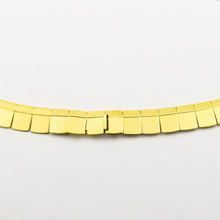 Collier aus 585 Gelbgold, nachhaltiger second hand Schmuck perfekt aufgearbeitet