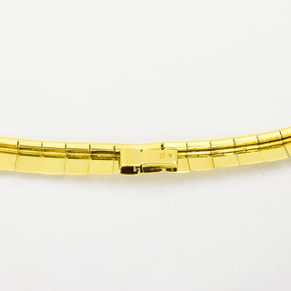 Collier aus 585 Gelbgold, nachhaltiger second hand Schmuck perfekt aufgearbeitet