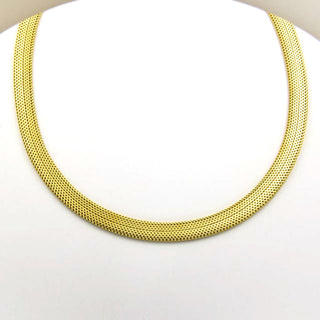 Collier aus 585 Gelbgold, nachhaltiger second hand Schmuck perfekt aufgearbeitet