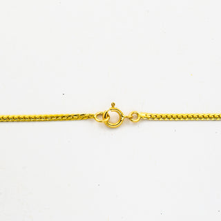 Collier aus 950 Platin/Gold mit Brillant, nachhaltiger second hand Schmuck perfekt aufgearbeitet