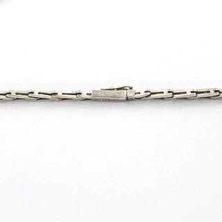 Brillantcollier aus 585 Weißgold mit Diamant, nachhaltiger second hand Schmuck perfekt aufgearbeitet