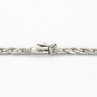 Collier aus 750 Weißgold mit Perle und Diamant, nachhaltiger second hand Schmuck perfekt aufgearbeitet