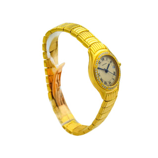 Cartier Damenarmbanduhr Cougar Quarzwerk mit Datumsanzeige, gebrauchte Luxusuhr im Top-Zustand