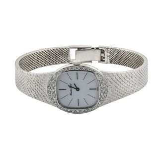 Bueche Girod Handaufzug und Edelsteinbesatz, gebrauchte Luxusuhr im Top-Zustand