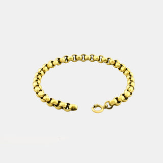 Erbsarmband aus 585 Gelbgold, nachhaltiger second hand Schmuck perfekt aufgearbeitet