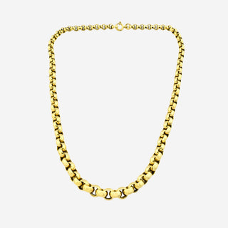 Erbskette aus 585 Gelbgold, nachhaltiger second hand Schmuck perfekt aufgearbeitet