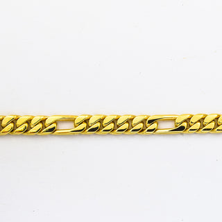 Figaroarmband aus 585 Gelbgold, nachhaltiger second hand Schmuck perfekt aufgearbeitet