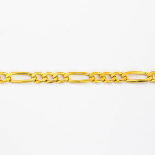 Figaroarmband aus 750 Gelbgold, nachhaltiger second hand Schmuck perfekt aufgearbeitet