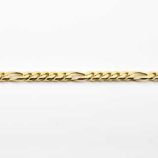 FBM Figaroarmband aus 585 Gelbgold, nachhaltiger second hand Schmuck perfekt aufgearbeitet