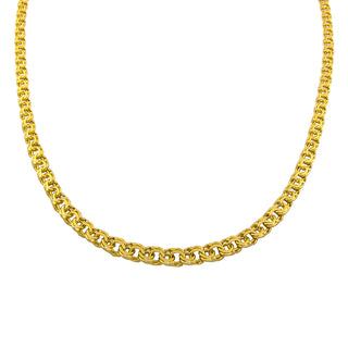 Garibaldikette aus 585 Gelbgold, 45cm, nachhaltiger second hand Schmuck perfekt aufgearbeitet