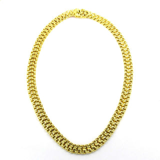 Garibaldikette aus 585 Gelbgold, nachhaltiger second hand Schmuck perfekt aufgearbeitet