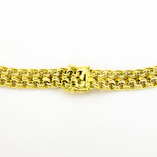 Garibaldikette aus 585 Gelbgold, nachhaltiger second hand Schmuck perfekt aufgearbeitet