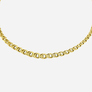 Garibaldikette aus 585 Gelbgold, nachhaltiger second hand Schmuck perfekt aufgearbeitet