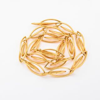 IsabelleFa Halskette aus 750 Gelb- und Weißgold mit Brillant, nachhaltiger second hand Schmuck perfekt aufgearbeitet