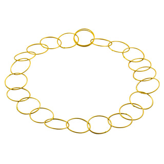 Ösenkette aus 750 Gelbgold, 46cm, neuwertig